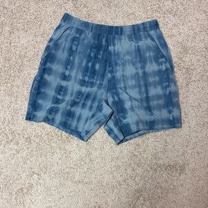 Lululemon Blue Tie-Dye Men's 7in Shorts